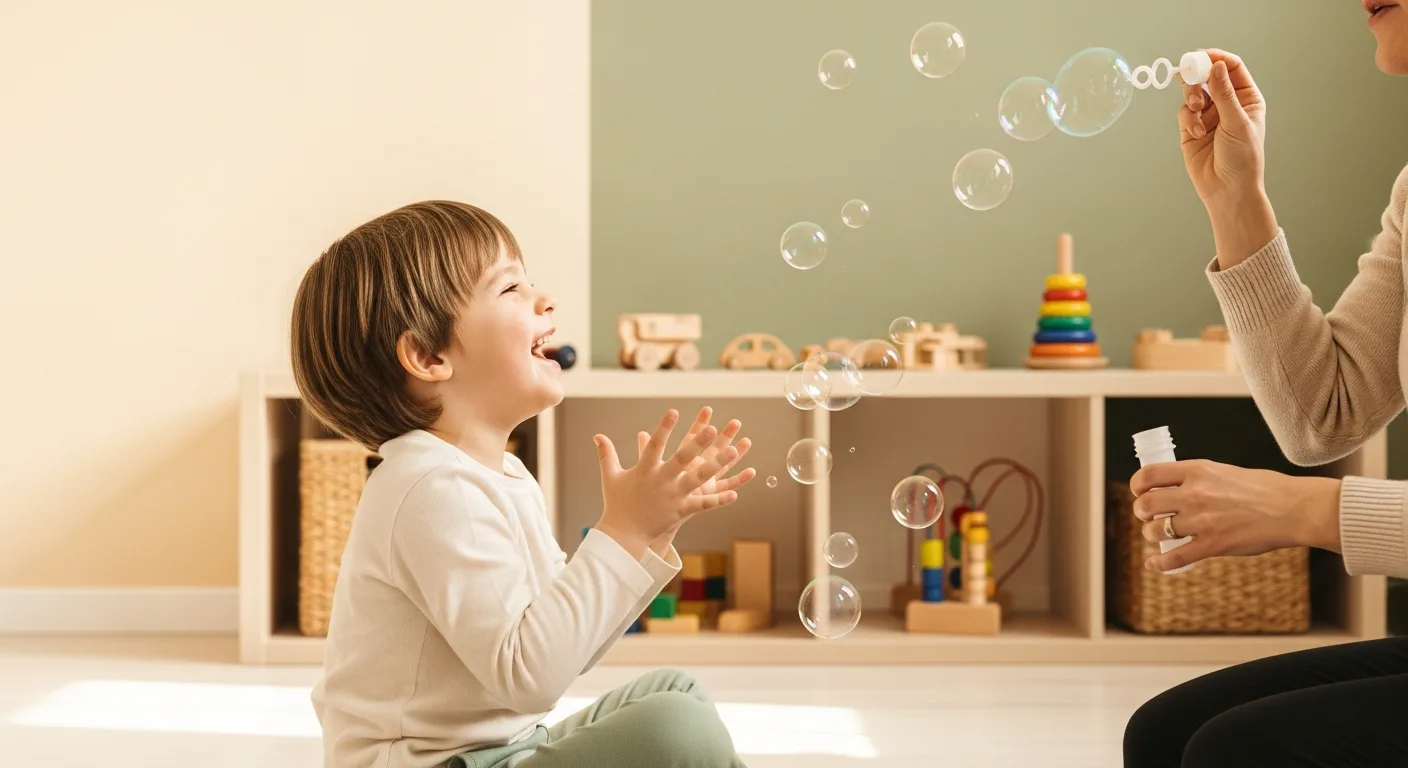 Therapist and child working together at Centerbrite